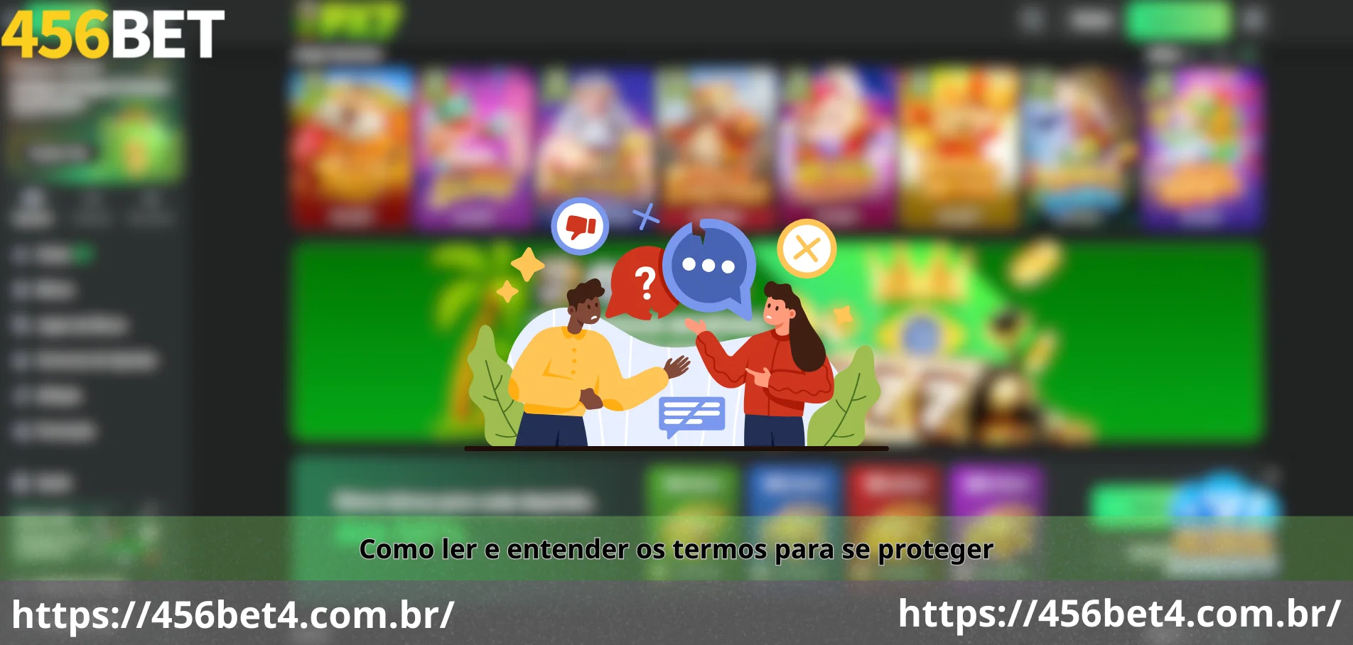 Termos e Condições 456BET 3 Como ler e entender os termos para se proteger