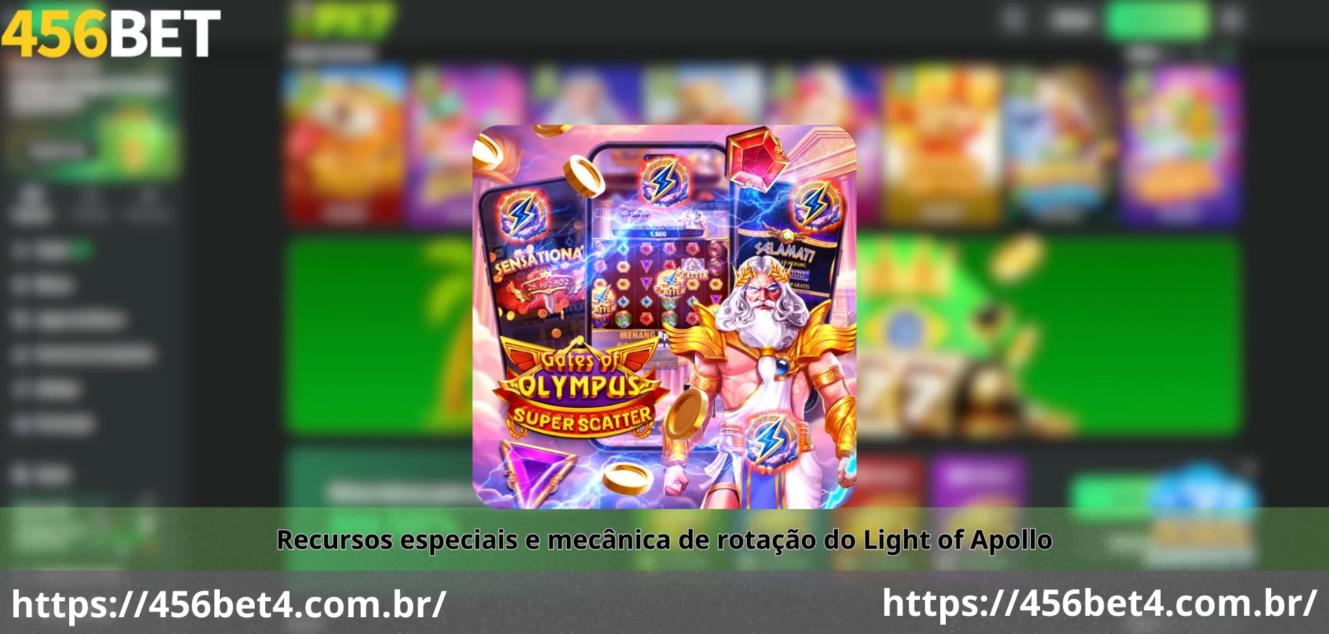 456bet Light of Apollo - O Slot Mitológico com Multiplicadores Gigantes 3 Recursos especiais e mecânica de rotação do Light of Apollo